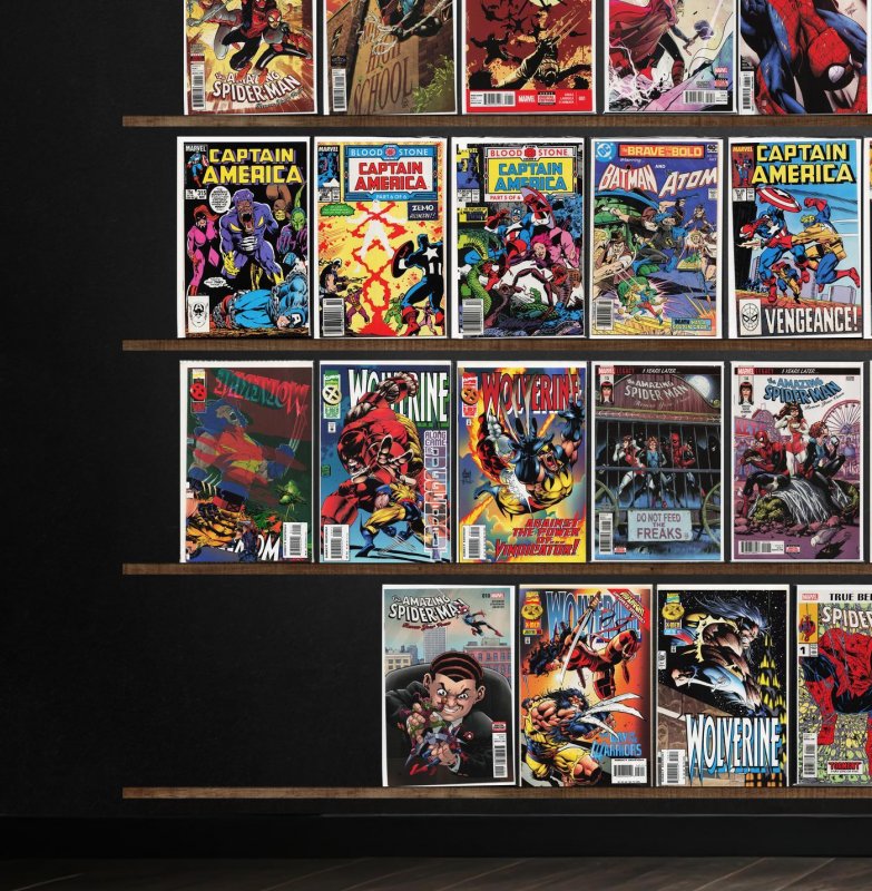 Huge Lot 130+ Comics with Captain America, Wolverine, Spider-Gwen & More!