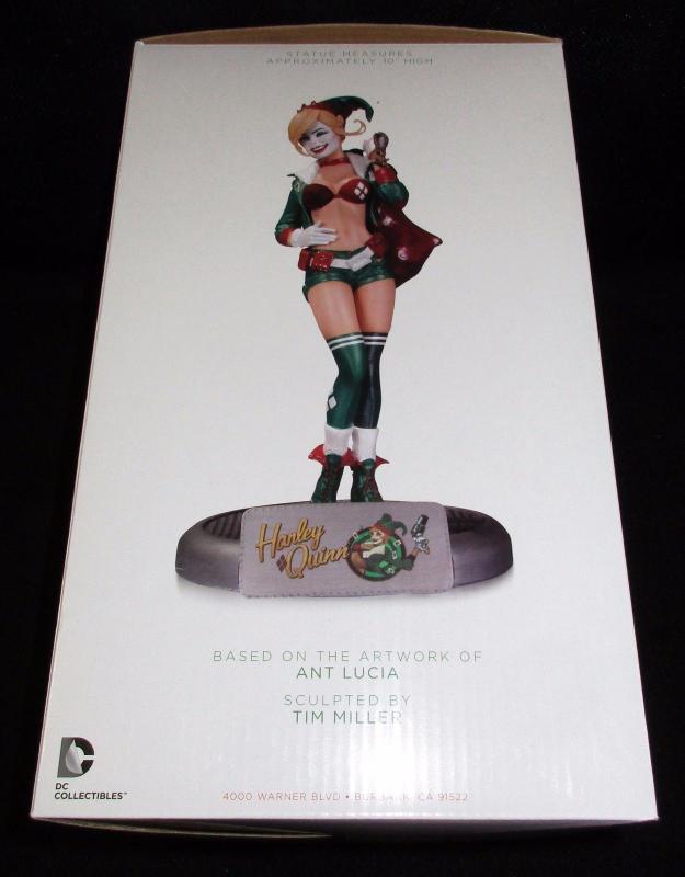 DC Comics Bombshells Holiday Harley Quinn Statue - New!