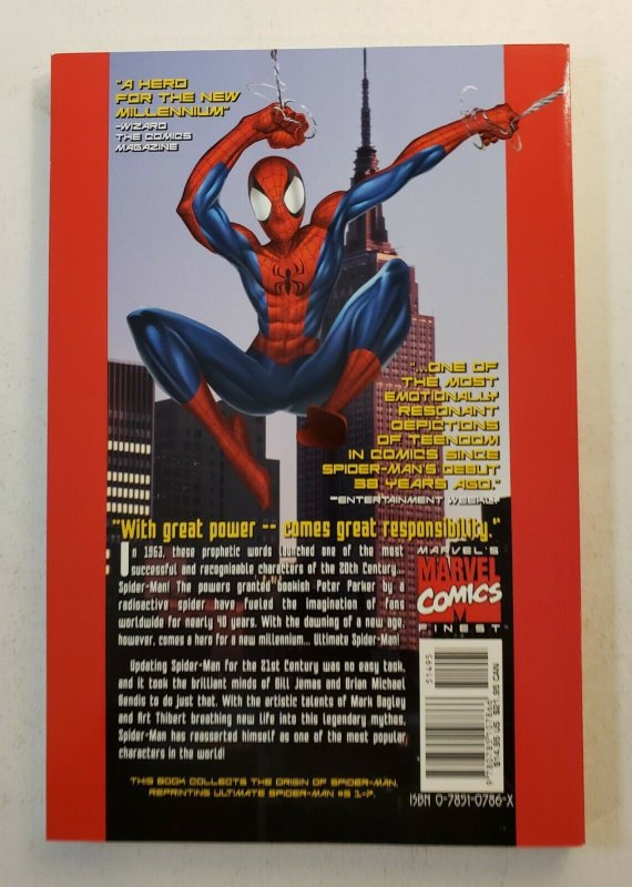 ULTIMATE SPIDER-MAN VOL.1 POWER AND RESPONSIBILITY  TPB SOFT COVER 1ST PRINT NM