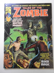 Tales of The Zombie #10 Starring Brother Voodoo! Sharp Fine/VF Condition