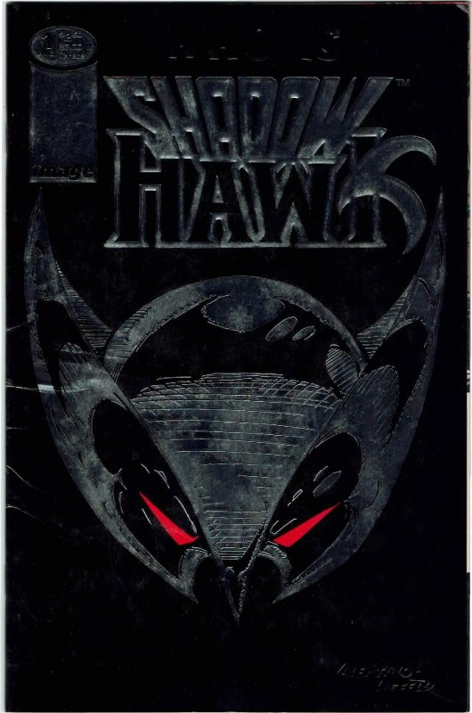 Shadowhawk #1 (1992) Jim Valentino Silver Foil FN