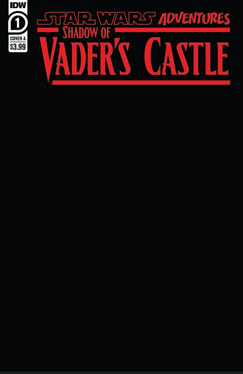 Shadows of Vader’s Castle #1 Black Blank Sketch Variant