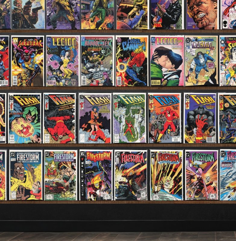 Huge Lot 150+ Comics with The Flash, Firearm, L.E.G.I.O.N., The Kindred & More!