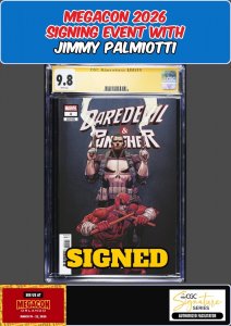 DAREDEVIL PUNISHER DEVIL'S TRIGGER #1 CGC 9.8 PALMIOTTI SIGNED MEGACON PRESALE