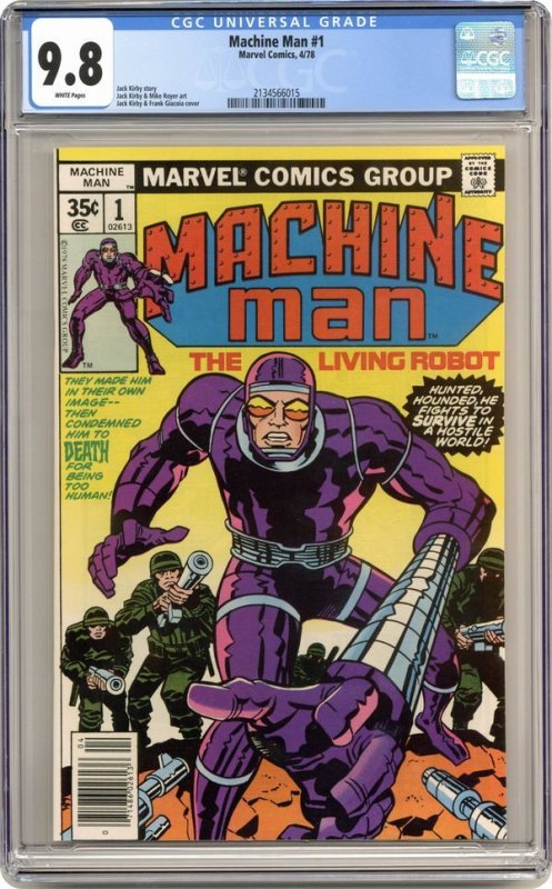 Machine Man #1 (1978)  CGC NM/M 9.8
