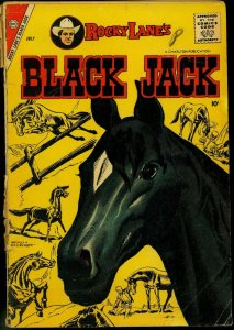 ROCK LANE'S BLACK JACK #23 1958 CHARLTON COMICS CHECK? FR