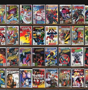 Huge Lot 150+ Comics with Silver Surfer, The Spectacular Spider-Man & More!