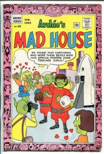 ARCHIE'S MAD HOUSE #38 1965-CAPTAIN SPROCKET-ALIENS-ROCKET-DR NEUTRON-good/vg