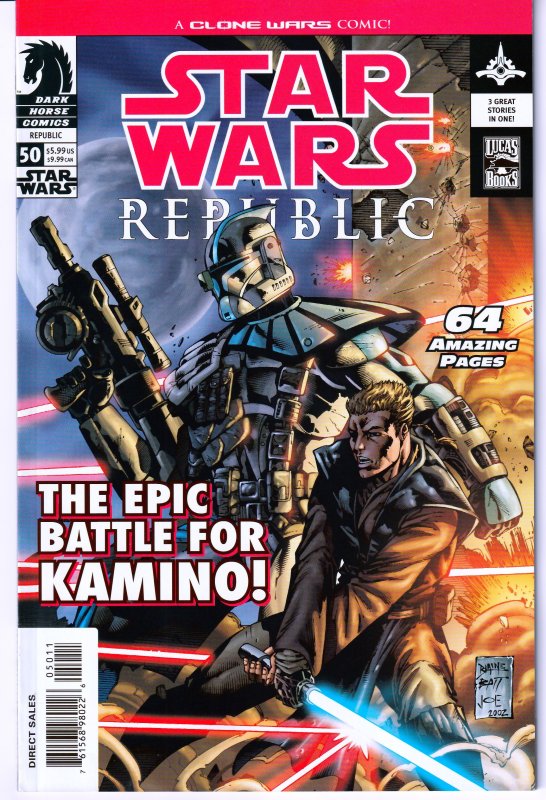 Star Wars - Republic # 46, 47,48,49,50 Assassination and The Clone Wars Begin !