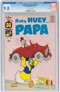 Baby Huey And Papa #1 (1962) CGC 9.8 NM/MT