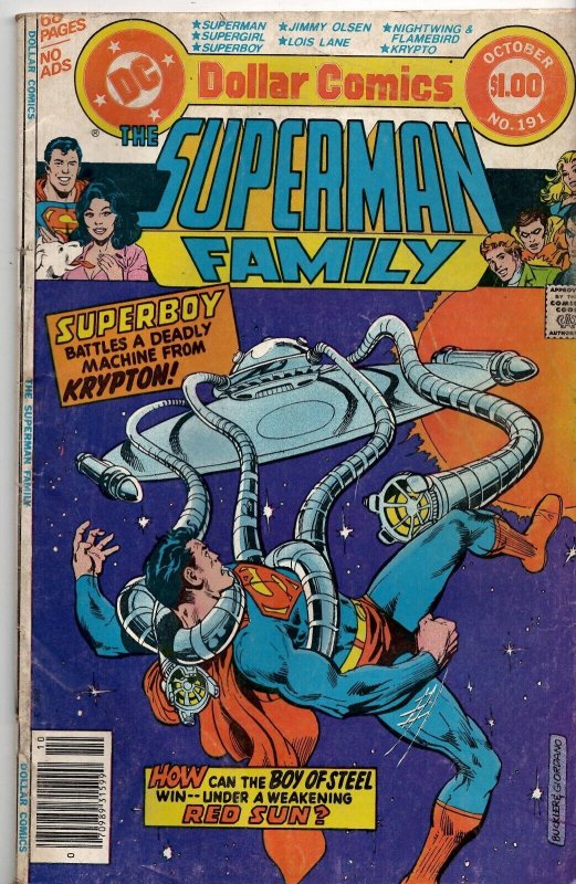 Superman Family #191 VINTAGE 1978 DC Comics