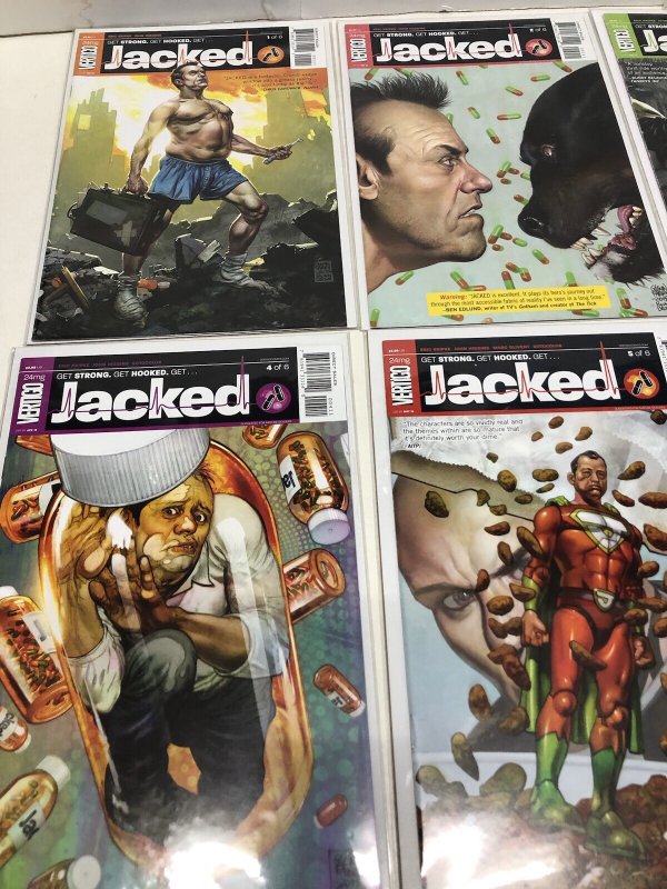 Jacked (2016) Set Complete # 1-6 • DC Vertigo Comics • Glenn Fabry • Ryan Brown