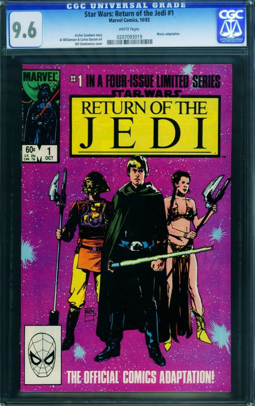 Star Wars The Return of the Jedi #1-1983-cgc 9.6 - 0207093019