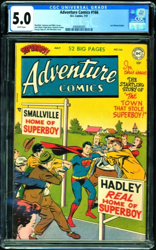 Adventure Comics #166 (DC, 1951) CGC 5.0