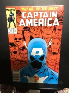 Captain America #333 (1987) high-grade first John Walker!  NM- Richmond CERT Wow