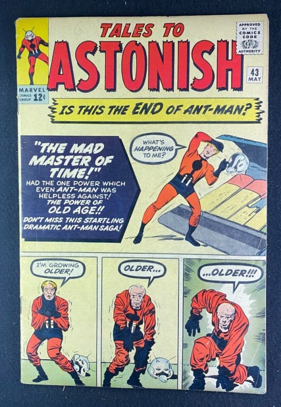 Tales to Astonish (1959) #43 VG (4.0) Jack Kirby Cover Ant-Man