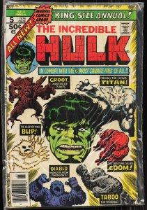 The Incredible Hulk Annual #5 (1976) Hulk