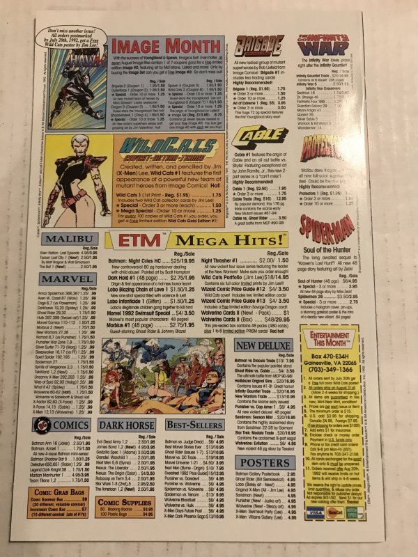 SPAWN #2 : Image 6/92 NM-; 1st appearance Clown / Violator, Beautiful