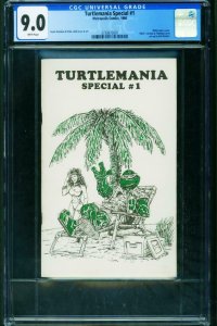 TURTLEMANIA SPECIAL #1-1986-CGC 9.0-TEEN-AGE MUTANT NINJA TURTLES 3730673001