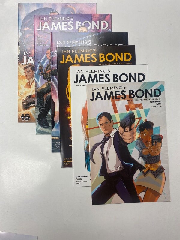 6 James Bond DYNAMITE comic book #1 2 3 4 5 6 10 MS10