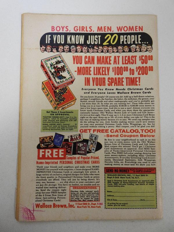 Green Lantern #16 (1962) VG+ Condition tape pull fc, moisture stains, ink bc