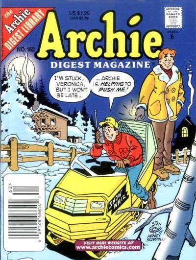 Archie Digest Magazine #162 (Newsstand) FN ; Archie | April 1999 Snowmobile