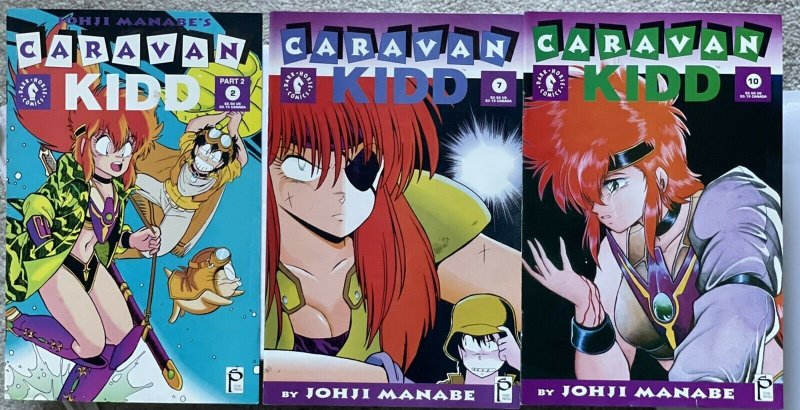 Caravan Kidd Lot of 3, #2,7, & 10 (1993 Dark Horse)