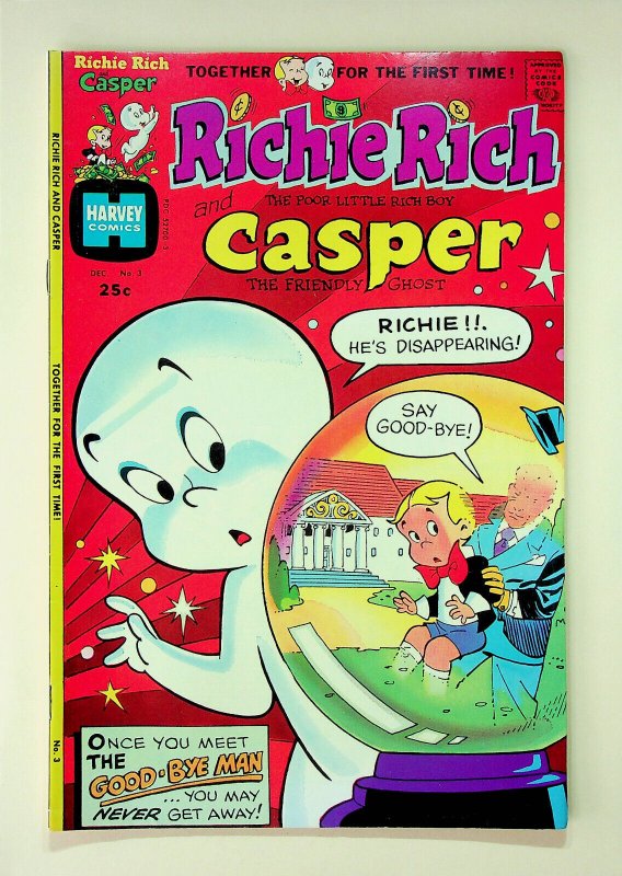 Richie Rich and Casper #3 (Dec 1974, Harvey) - Good+ 