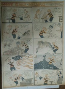 Bobby Make Believe by Frank King 11/17/1918 Full Size ! Very Rare Fantasy Strip 