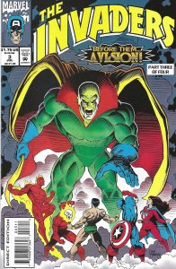 The Invaders #3 of 4 (7-93) - Captain America, Human Torch, Sub-Mariner, more!