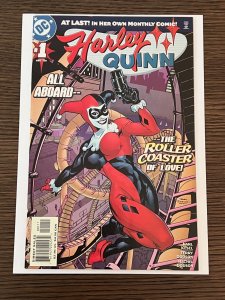 Harley Quinn #1 (2000). NM-. Joker & Poison Ivy app. Terry & Rachel Dodson-a/c.