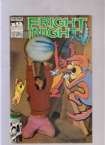 Fright Night #13 - Mark Wheatley Cover (6/6.5) 1989