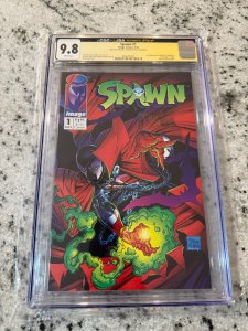 Spawn # 1 CGC / JSA Graded 9.8 Image Comic Book SIGNED Todd McFarlane JH19