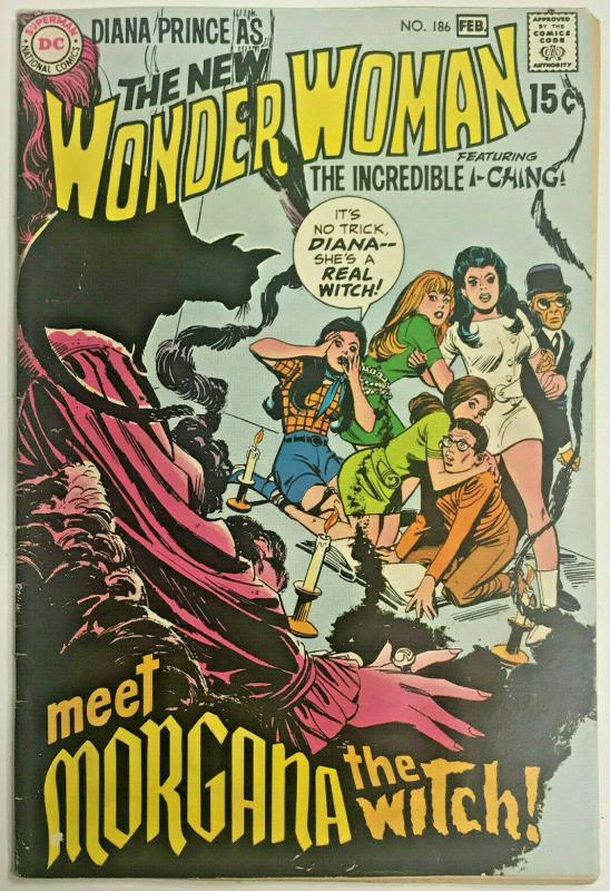 WONDER WOMAN#186 GD/VG 1970 DC BRONZE AGE COMICS