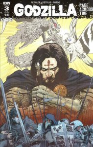 Godzilla: Rage Across Time #3A VF; IDW | save on shipping - details inside