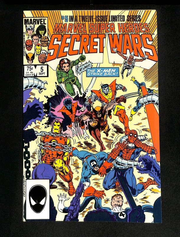 Marvel Super-Heroes Secret Wars #5 X-Men!  Spider-Man!