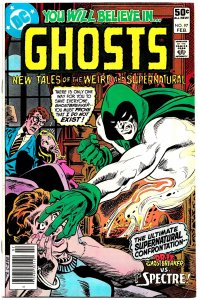 GHOSTS #97 (Feb1981) 8.0 VF The SPECTRE returns! Great Jim Aparo cover!