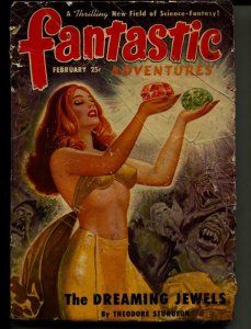 Fantastic Adventures-Pulp-2/1950-Theodore Sturgeon-Peter Worth