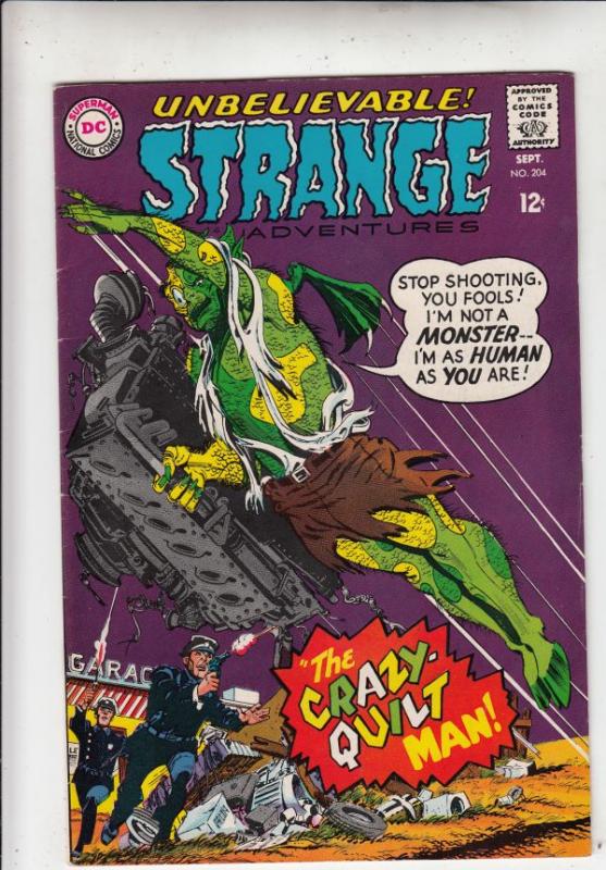 Strange Adventures #204 (Sep-67) NM- High-Grade The Crazy-Quilt Man