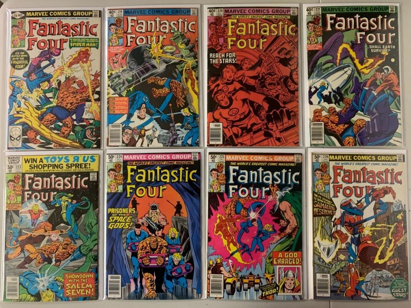 Fantastic Four comics lot #188-237 37 diff avg 6.0 (1977-81)