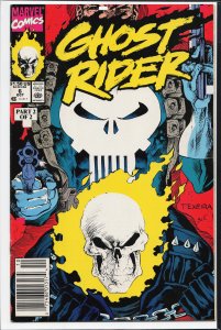 Ghost Rider #6 Newsstand Edition (1990) Ghost Rider
