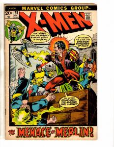 (Uncanny) X-Men # 78 VG Marvel Comic Book Juggernaut Angel Beast Iceman J248