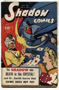 SHADOW COMICS v.6 #4--DOC SAVAGE--Golden-Age--comic book--1946