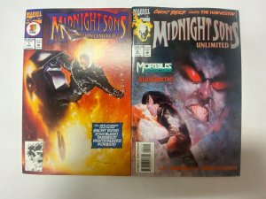 3 MARVEL comic books Midnight Suns Unlimited #1 2 Blade #2 17 KM11