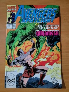 Avengers Spotlight #35 Direct Market Edition ~ NEAR MINT NM ~ 1990 Marvel Comics