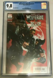 WOLVERINE VS BLADE#1 CGC 9.8 FIRST PRINT 2019 MARVEL COMICS