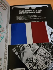 Adolescent Radioactive Black Belt Hamsters 3-D #2 ~ NEAR MINT NM ~ 1986 Eclipse