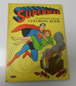 1964 SUPERMAN Coloring Book #1157 Whitman UNUSED Tan Pages FN+