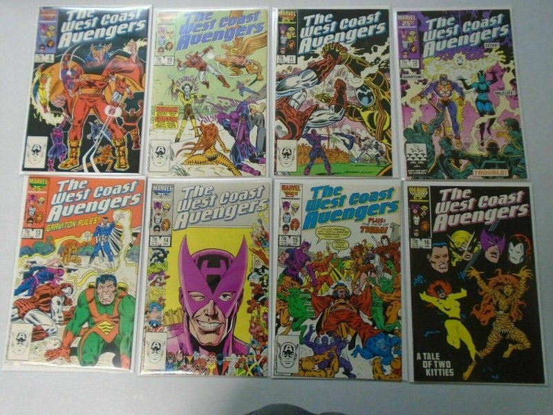 West Coast Avengers lot 49 different #1-50 missing #46 8.0 VF (1985-89)