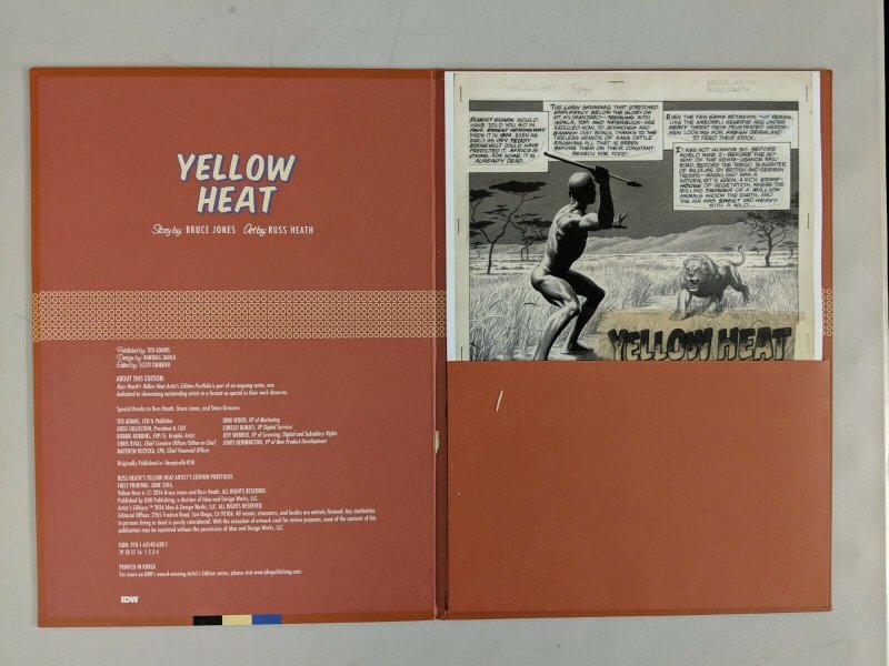 Russ Heath's Yellow Heat Artist's Edition Portfolio Bruce Jones 2016 IDW 